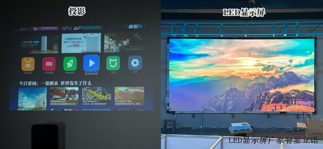 产品知识会议室LED显示屏VS投影仪谁更好？(图2)