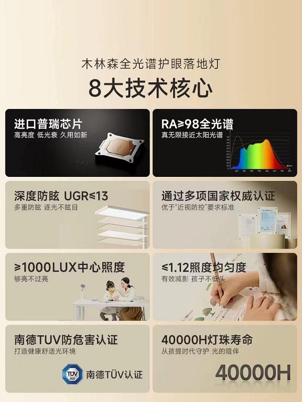 木林森LED光谱照明灯：守护孩子快乐成长的照明伙伴(图1)