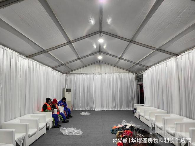 郑州活动篷房租赁如何满足照明需求？(图1)