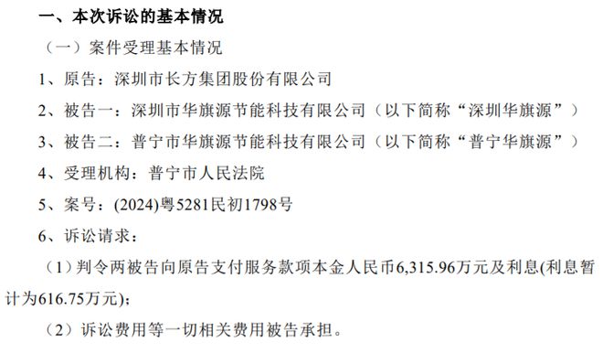 催要工程服务款！这家LED公司提起诉讼(图1)