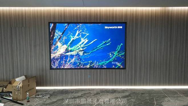 嵌入式安装LED显示屏预留屏幕尺寸及电源线网线布置方法(图6)