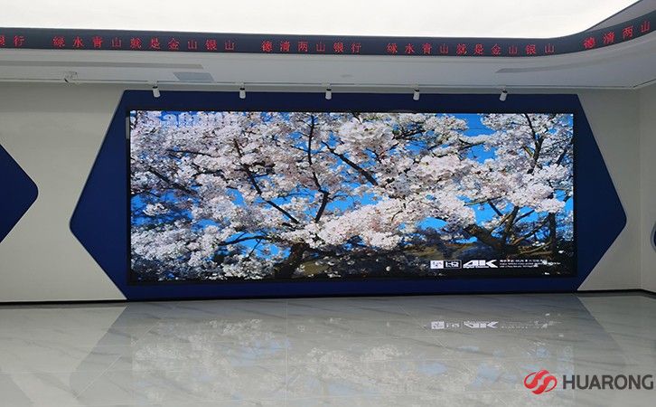 浙江LED显示屏P2模组德清银行项目(图2)